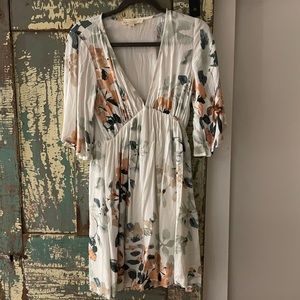 Vici White Floral Dress